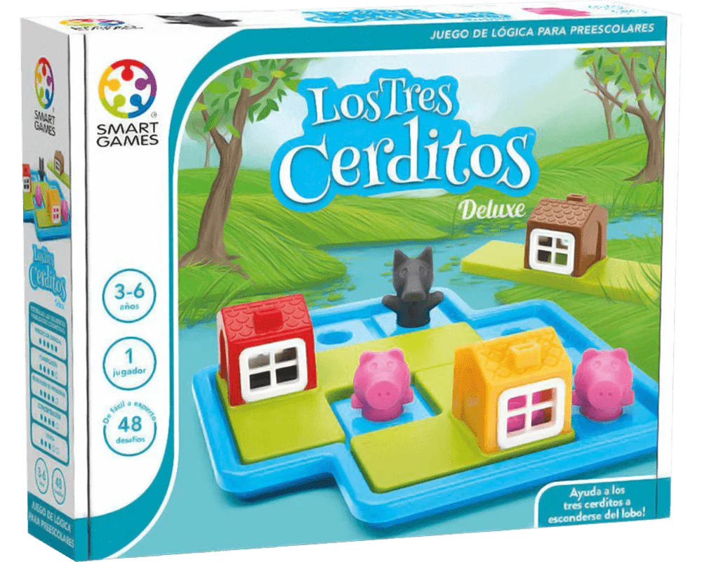 Los 3 Cerditos Deluxe: Juego de Lógica Smart Games - Imagen 2