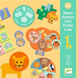 LOTE 5 JUEGOS ANIMALES SALVAJES